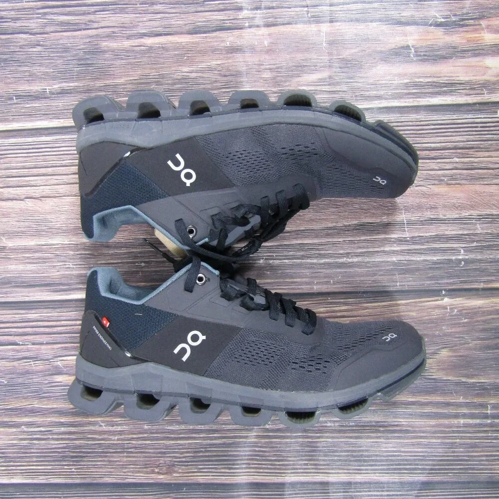 On Running Cloudventure Shoes Mens Size 8.5 Shadow Rock Black Gray Trail Running